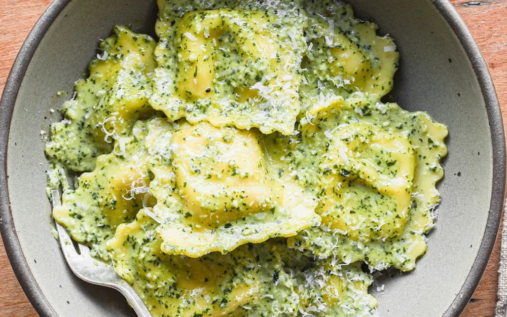 Cheese Ravioli & Pesto
